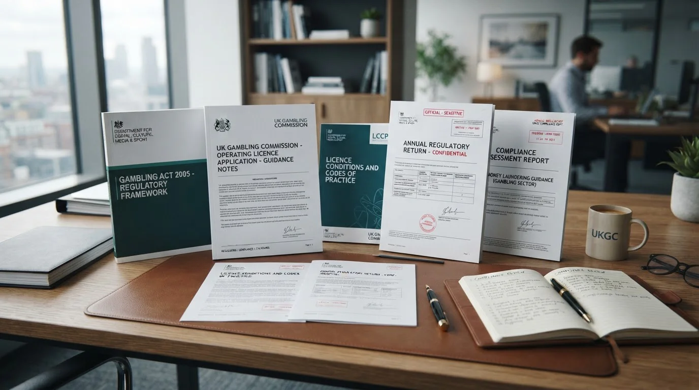 UKGC licensing documentation and Gambling Act 2005 regulatory framework materials